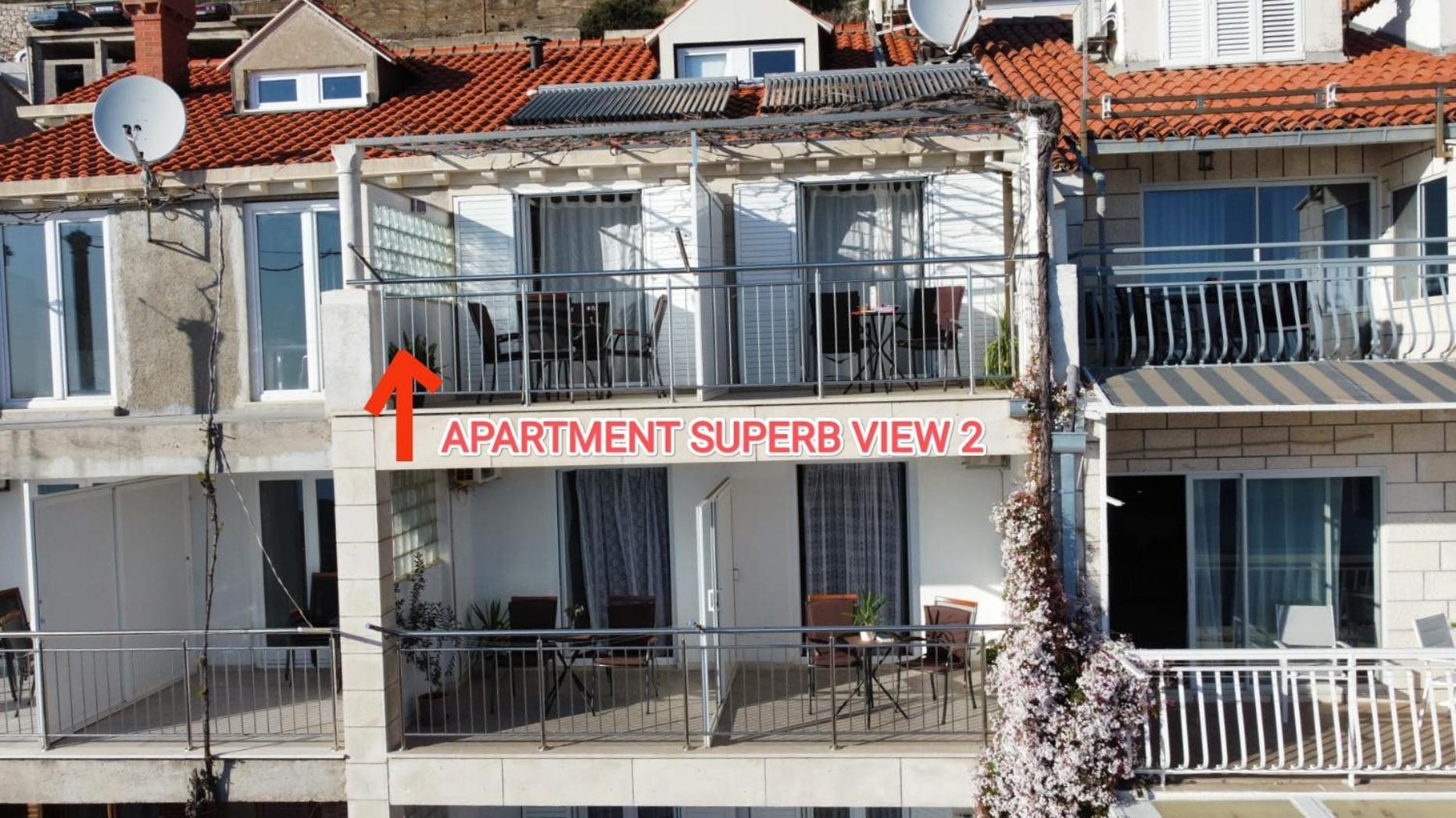 Apartment Superb View 2 Ντουμπρόβνικ Εξωτερικό φωτογραφία